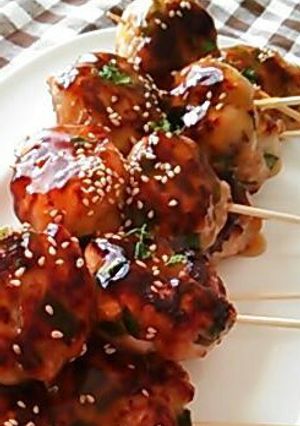 鶏むね肉のつくね団子♪-レシピのメイン写真