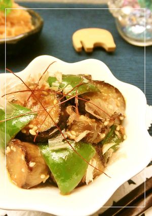 茄子とピーマンの醤油麹×ケチャップ炒め-レシピのメイン写真