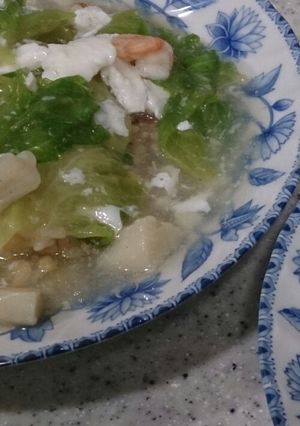 シーフードとレタスのあんかけチャーハン-レシピのメイン写真