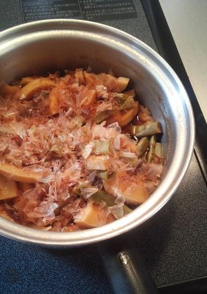 たけのこと安芸豆の土佐煮-レシピのメイン写真