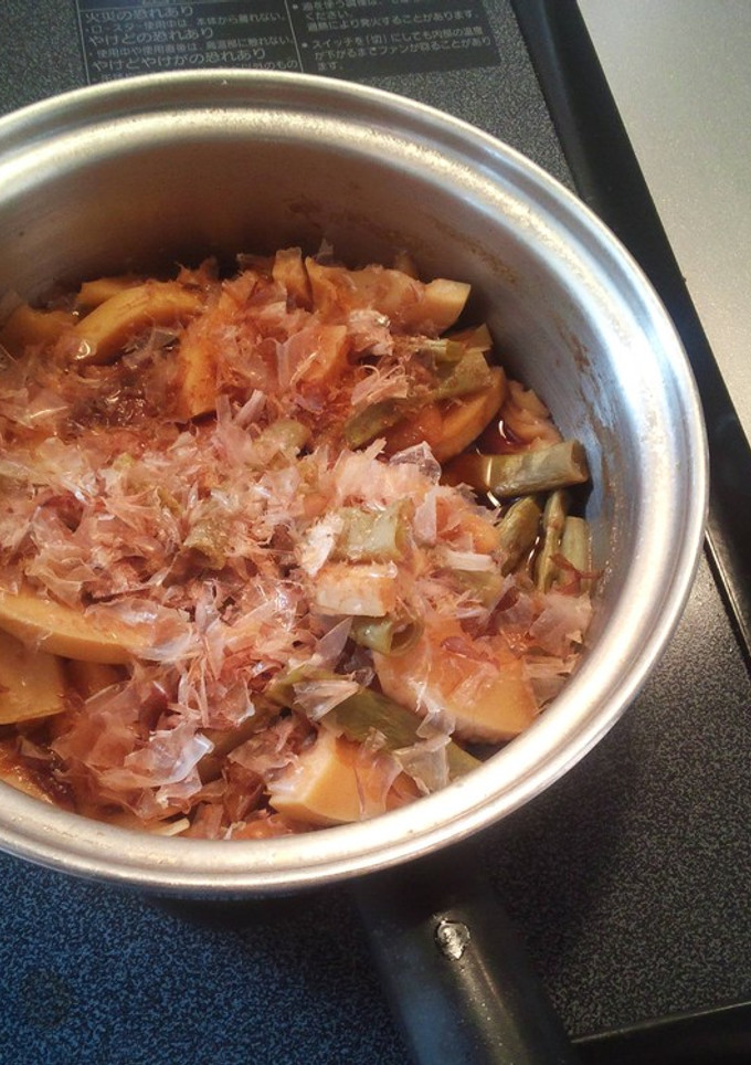 たけのこと安芸豆の土佐煮-レシピのメイン写真