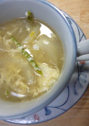 うど・さやえんどう・玉ねぎの中華スープ-レシピのメイン写真
