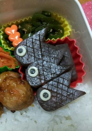 こいのぼり♡蒟蒻の煮物-レシピのメイン写真