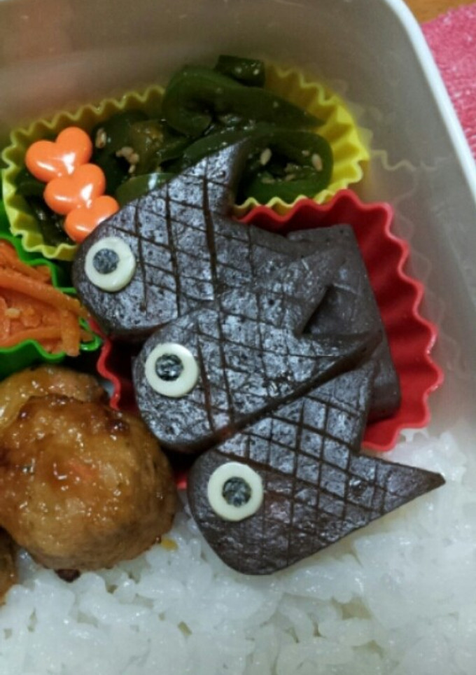こいのぼり♡蒟蒻の煮物-レシピのメイン写真