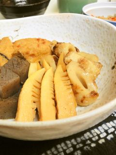 *筍とがんもと竹輪の煮物*-レシピのメイン写真