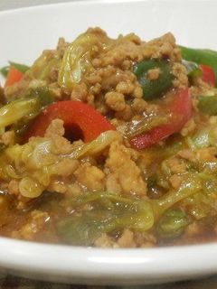 ひき肉と塩麹キャベツの味噌炒め-レシピのメイン写真