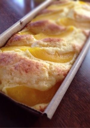 簡単黄桃ケーキ-レシピのメイン写真