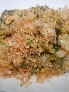 茄子チャーハン・かつおぶしかけ-レシピのメイン写真