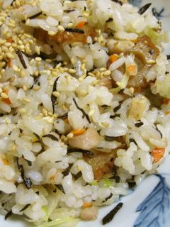 ひじきの煮物でリメイク焼飯-レシピのメイン写真