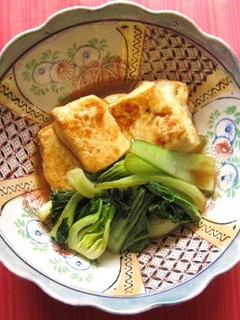 豆腐ソテーとちんげん菜のオイスター煮-レシピのメイン写真