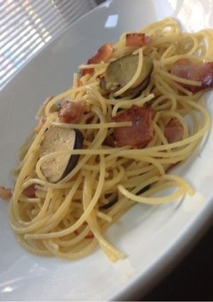 ナスとベーコンのペペロンチーノ-レシピのメイン写真