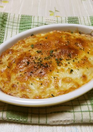 トロうま♪ツナモッチー長芋グラタン-レシピのメイン写真