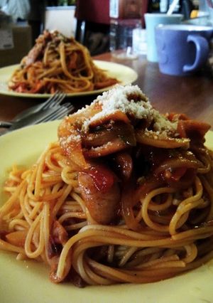 ピリ辛 サッパリ ナポリタン-レシピのメイン写真