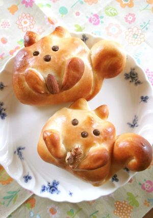 りすのパン　成形-レシピのメイン写真