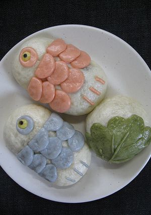 こいのぼりまん（withかしわもちまん）-レシピのメイン写真