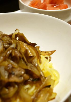 つけスパゲッティ完熟トマトを使って-レシピのメイン写真