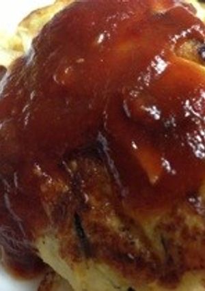 ヘルシーなんです！肉なし豆腐ハンバーグ！-レシピのメイン写真