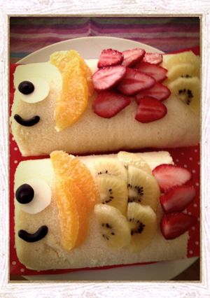 かわいくデコ！こどもの日ロールケーキ-レシピのメイン写真