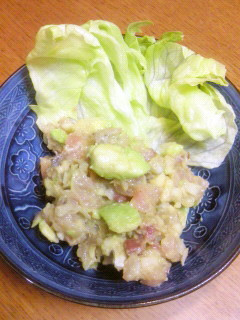 【糖質オフ】アボカド&あじのなめろう風-レシピのメイン写真