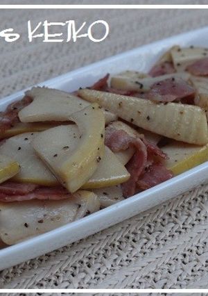 たけのことベーコンのペッパー炒め-レシピのメイン写真