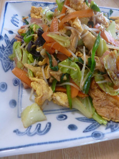 車麩・スパム・野菜のチャンプル(炒め物)-レシピのメイン写真