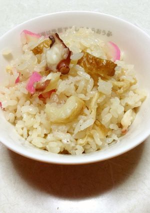 田舎風たこ飯-レシピのメイン写真