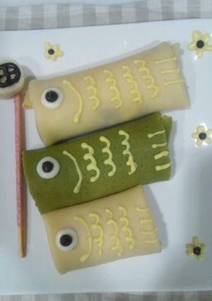 こどもの日♪こいのぼりクレープ☆-レシピのメイン写真