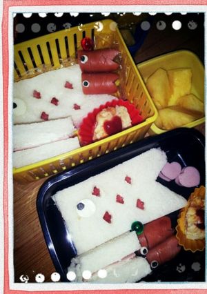 幼稚園弁当！こいのぼりｻﾝﾄﾞｲｯﾁ★-レシピのメイン写真