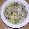 白菜と豚肉のあっさり梅肉和え