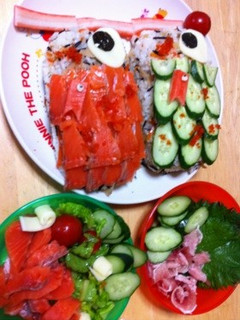 こいのぼりのちらし寿司( ^ω^ )-レシピのメイン写真