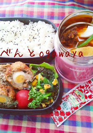 スープカレーつき高校球児弁当♪-レシピのメイン写真
