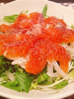 新たまねぎdeサーモンのサラダ-レシピのメイン写真