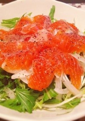 新たまねぎdeサーモンのサラダ-レシピのメイン写真
