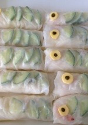 鯉のぼりの生春巻き☆-レシピのメイン写真