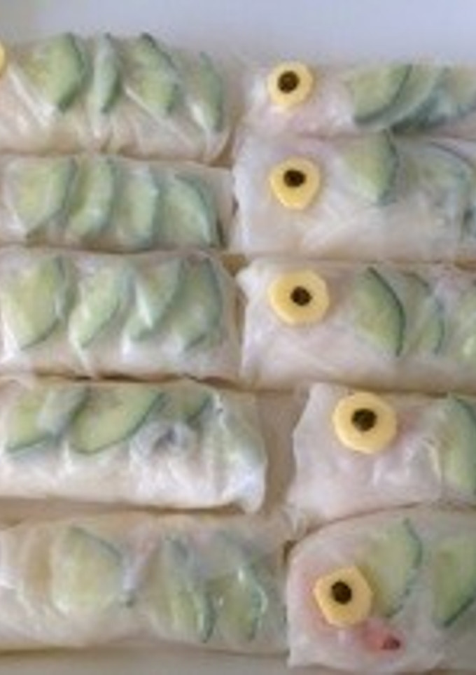 鯉のぼりの生春巻き☆-レシピのメイン写真