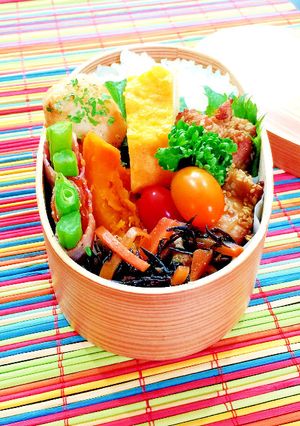 お弁当隙間に♪ｲﾝｹﾞﾝのﾍﾞｰｺﾝ巻き-レシピのメイン写真