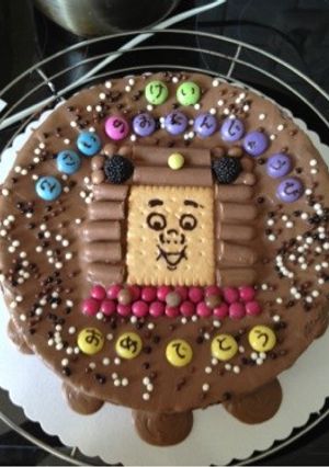 きかんしゃトビーのケーキ-レシピのメイン写真