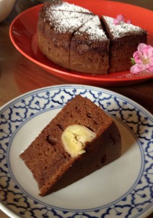 バナナチョコレートケーキ-レシピのメイン写真