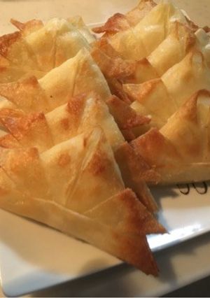 こどもの日♡春巻きの皮で兜アップルパイ-レシピのメイン写真