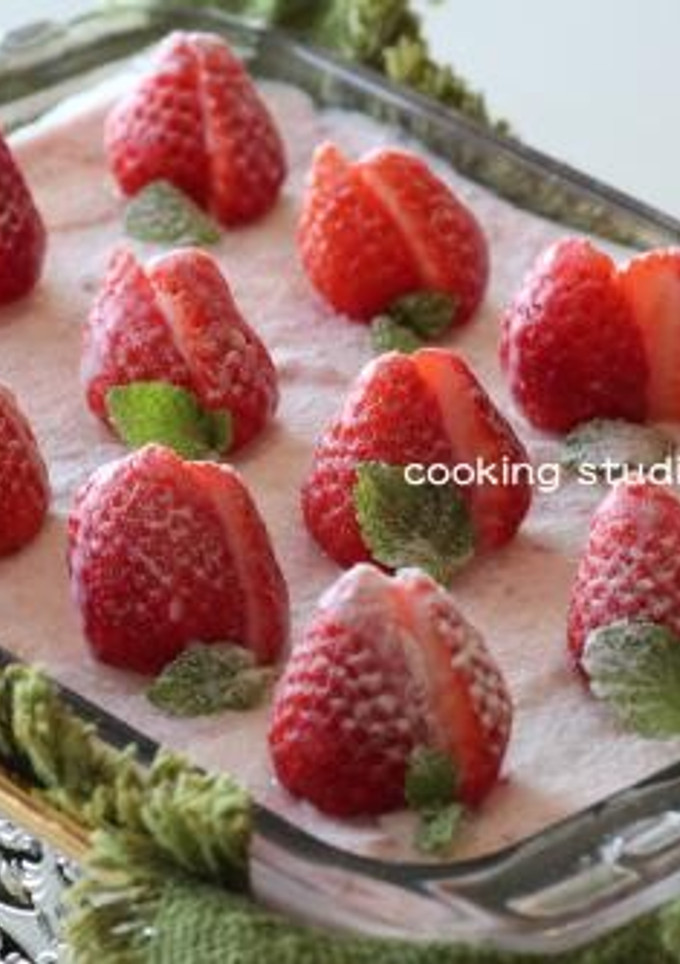 簡単お手軽☆デザート いちごのムース-レシピのメイン写真