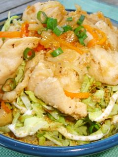 *鶏胸肉の生姜焼き丼*-レシピのメイン写真