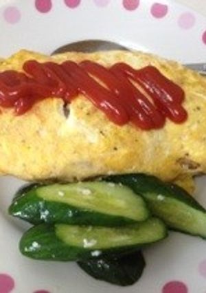 めちゃうま！豆腐ごはんオムライス-レシピのメイン写真