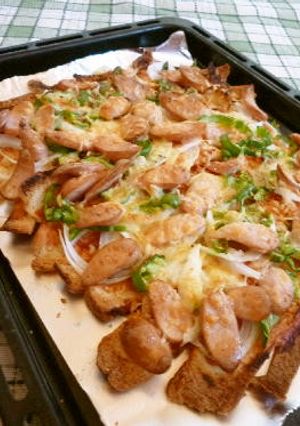 パンの耳でお手軽ピザ(風)-レシピのメイン写真