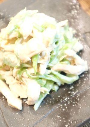 蒸し鶏とモロッコインゲンの柚子胡椒和え-レシピのメイン写真