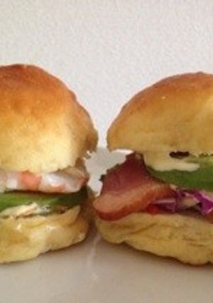 もっちり大豆粉パンバーガー-レシピのメイン写真
