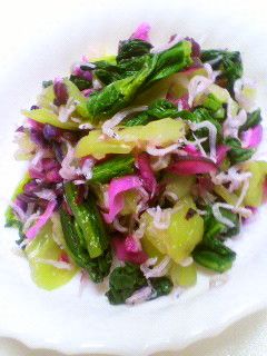 チンゲン菜✿しば漬け和え-レシピのメイン写真