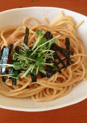 豆乳入り明太子パスタ-レシピのメイン写真