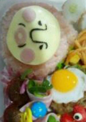 かくれももじり キャラ弁-レシピのメイン写真