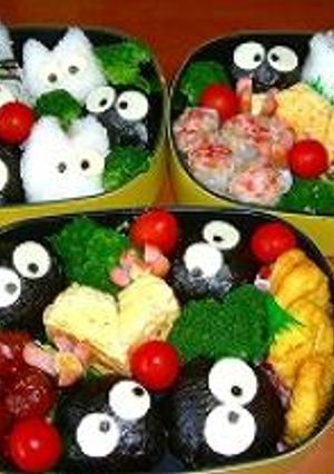 2005年幼稚園の運動会＜トトロ弁当＞-レシピのメイン写真