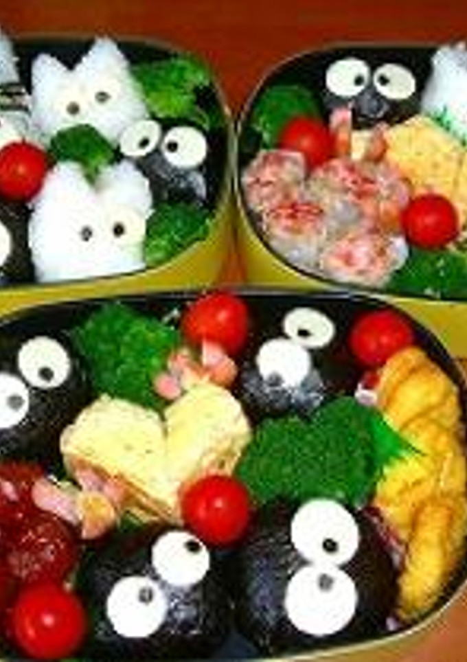 2005年幼稚園の運動会＜トトロ弁当＞-レシピのメイン写真
